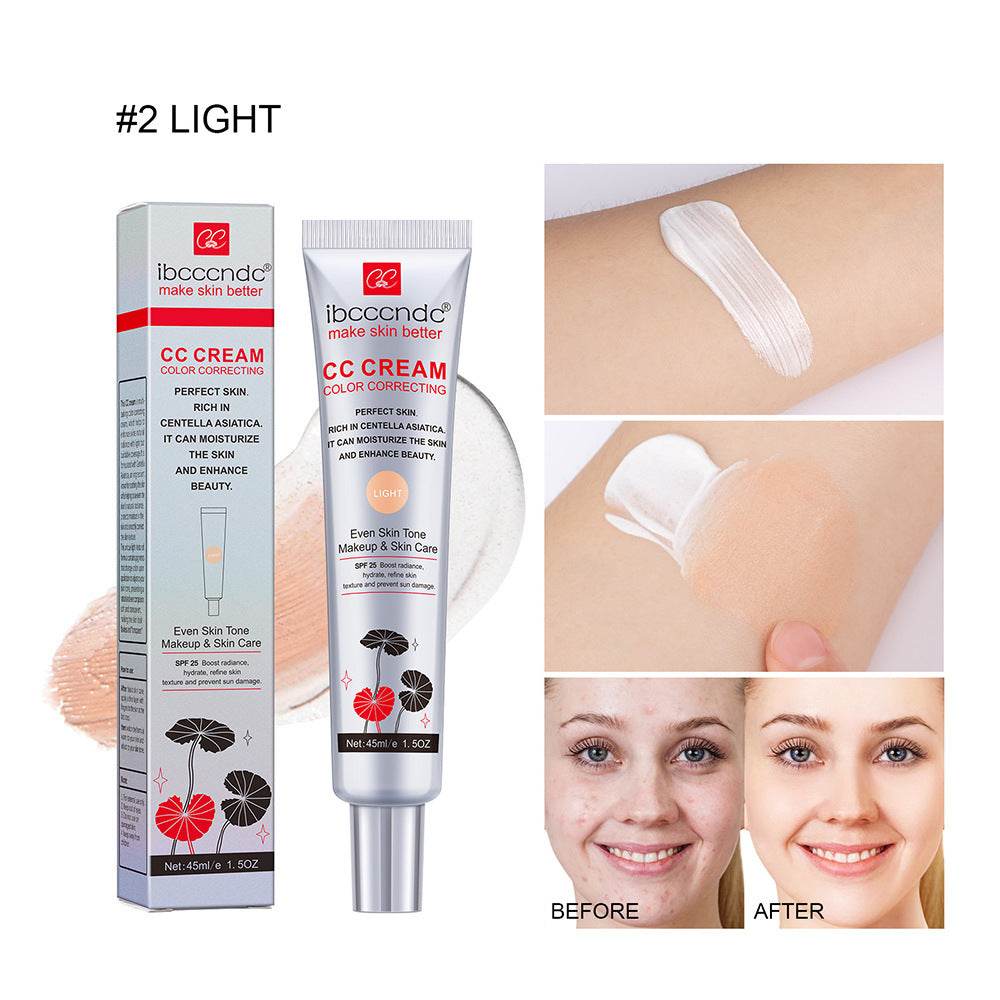 Moisturizing Correcting CC Cream Waterproof Anti-sweat Makeup Before Concealer Lasting Women Makeup Protect Skin Erborian Make - terrifictrend