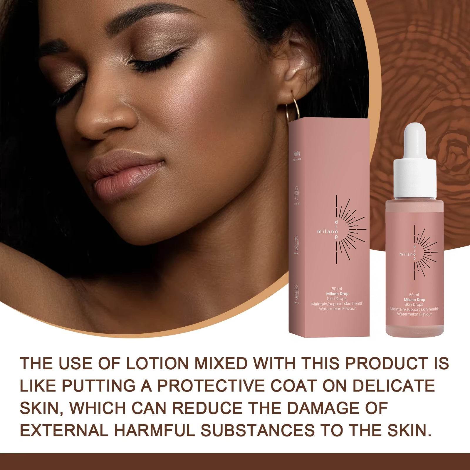 Tanning Face Serum Face Body Tanning Bed Outdoor Fine Line Repair Skin Serum Dark Bronzer Self Tanning Serum Drops - terrifictrend
