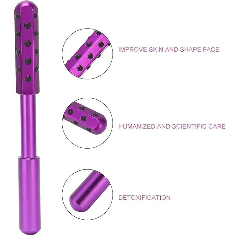 30 Germanium Beauty Stick Massage Beauty Stick Facial Roller Face Lift Bar Anti Wrinkle Facial Massager Skin Care Tool Derma Rolling Face Massage Roller Wand - terrifictrend