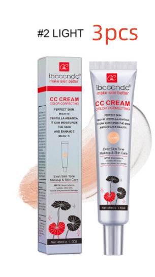 Moisturizing Correcting CC Cream Waterproof Anti-sweat Makeup Before Concealer Lasting Women Makeup Protect Skin Erborian Make - terrifictrend