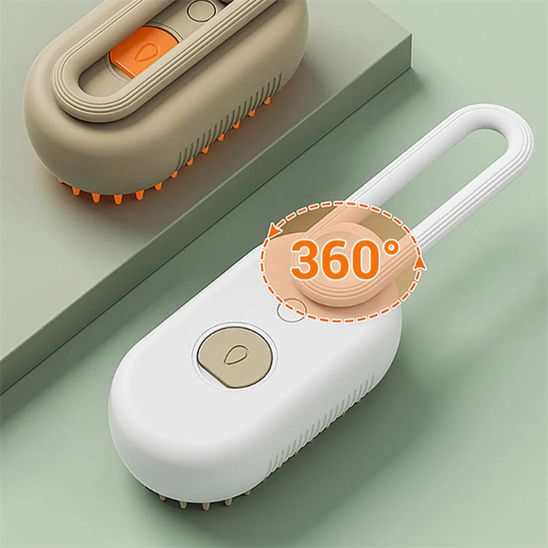 "3-in-1 Cat Dog Steam Brush"