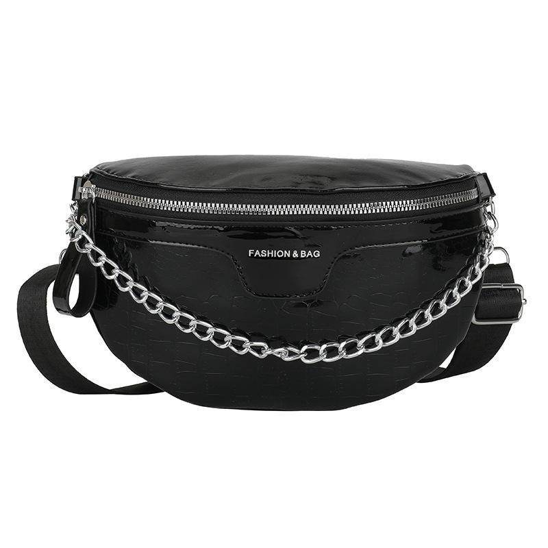 PU Fashion Crossbody Women Chest Bag Stone Pattern One-shoulder Crossbody Bag All-match Messenger Belt Bags - terrifictrend