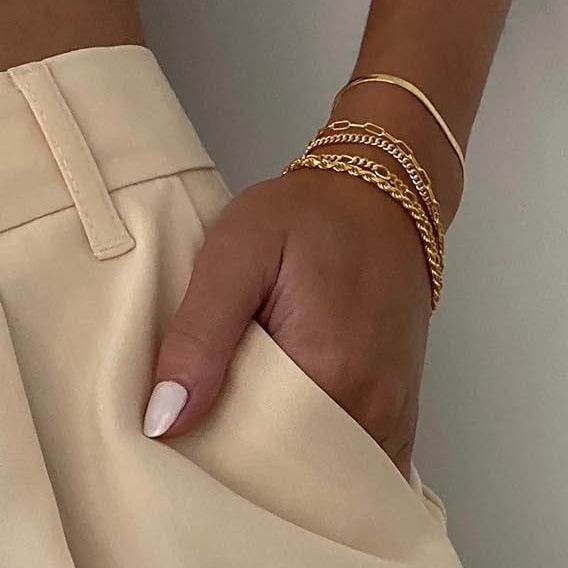 Women's Fashion Minimalist Style Bracelet Set - terrifictrend