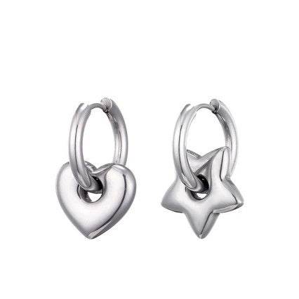 XINGX Earrings Stainless Steel Glossy Earrings - terrifictrend