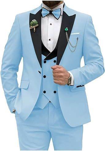 Men's Suit Three-piece Slim Fit Suit Men's Formal Suit - terrifictrend