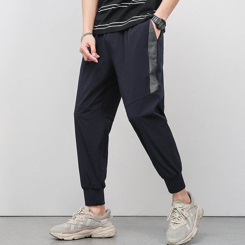 Cropped Thin Casual Drawstring Tappered Pants - terrifictrend