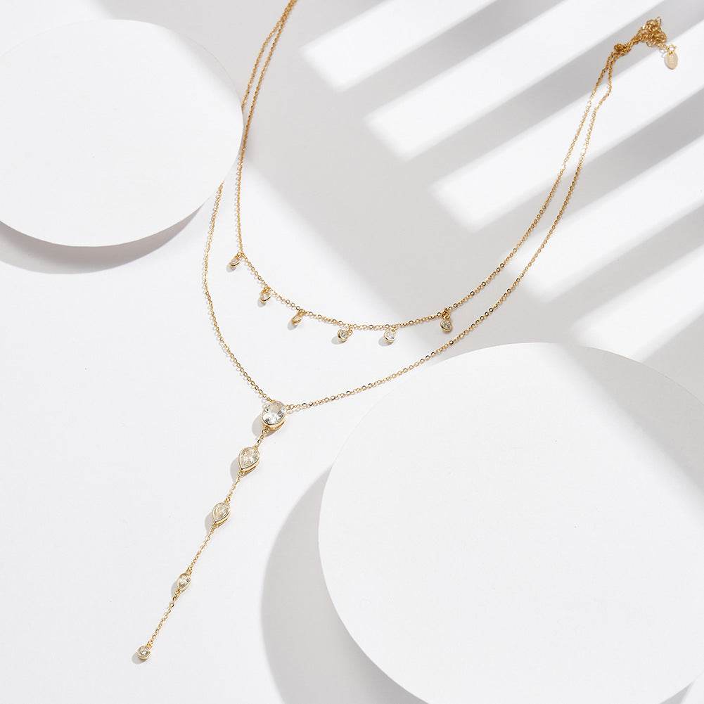 Women's Sterling Silver Twin Lasso Necklace Accessories - terrifictrend