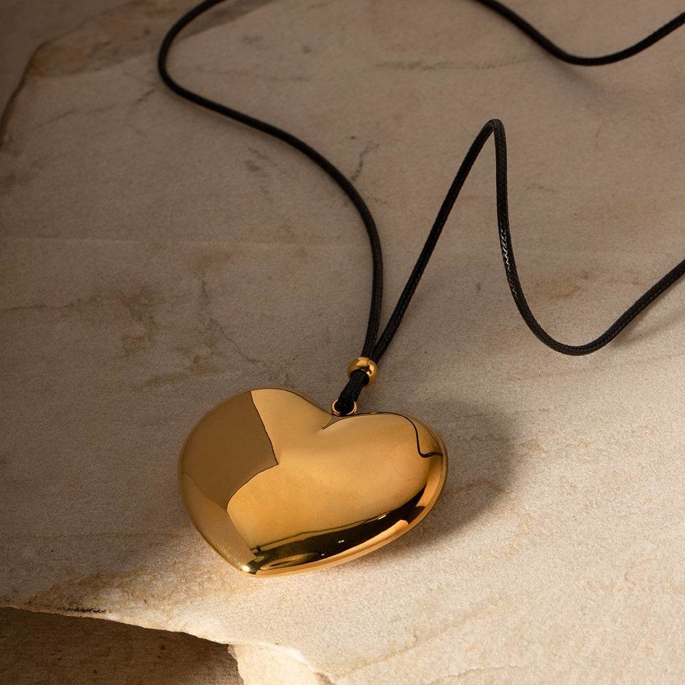 Ophelia Gold Heart Necklace - terrifictrend