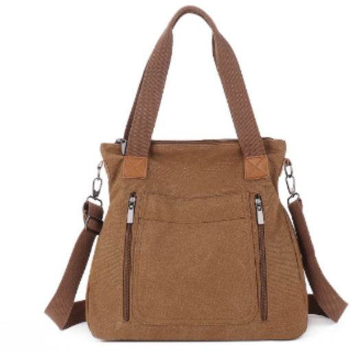 Women Totes All-match Portable Large-capacity Female Canvas Bag Female Casual Shoulder Bags - terrifictrend