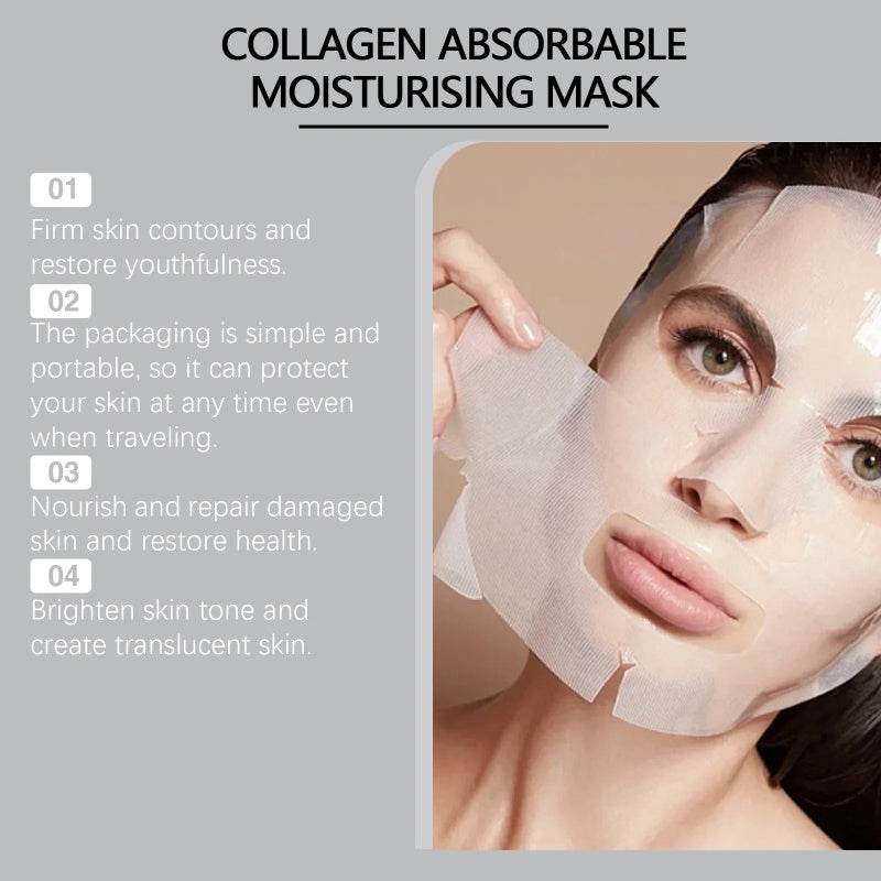 Bio Collagen True Deep Mask, Collagen Mask Overnight, Facial Care Collagen Mask Moisturizing Anti-Aging Mask - terrifictrend