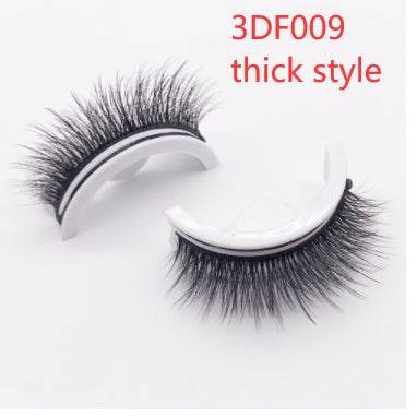 Reusable 3D Mink Lashes Natural False Eyelashes Self Adhesive Fake Glue Free Makeup Eyelash Extension Silk - terrifictrend