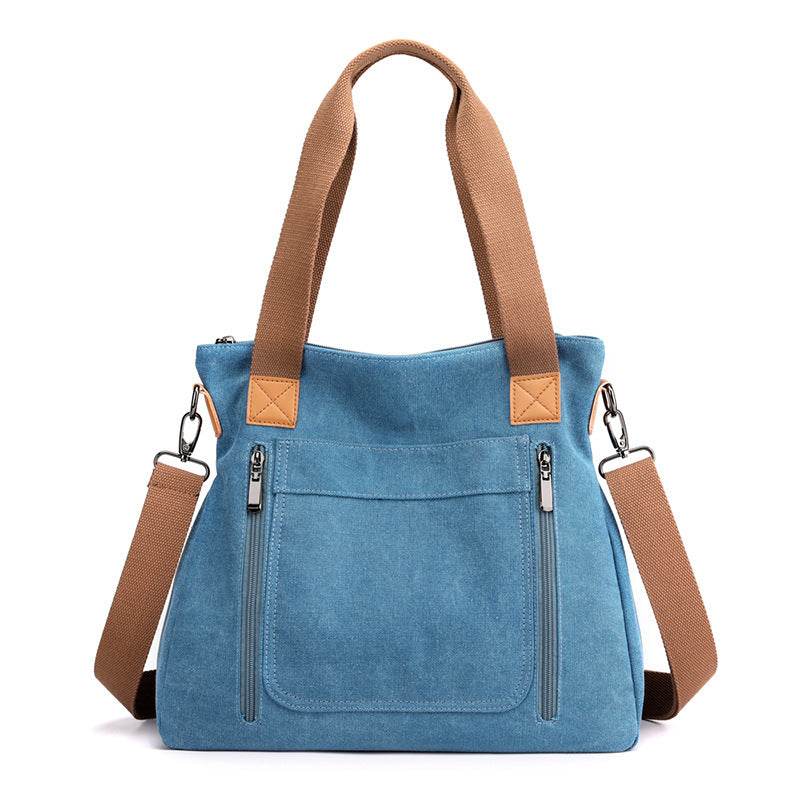 Women Totes All-match Portable Large-capacity Female Canvas Bag Female Casual Shoulder Bags - terrifictrend