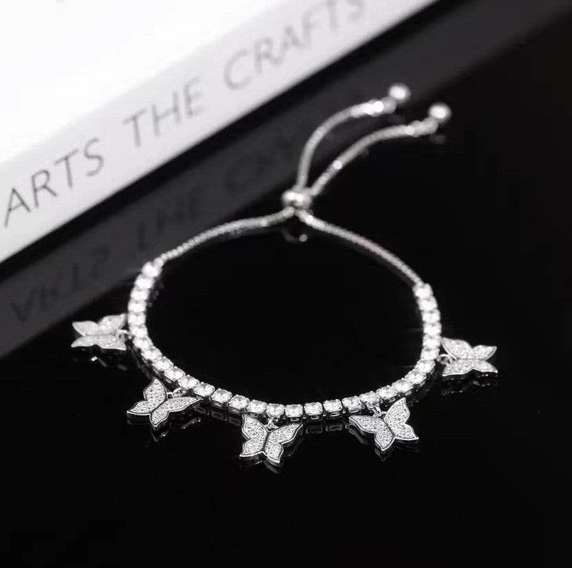 Multi Butterfly Bracelet Light Luxury Niche Micro-set Zircon - terrifictrend
