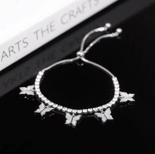 Multi Butterfly Bracelet Light Luxury Niche Micro-set Zircon - terrifictrend