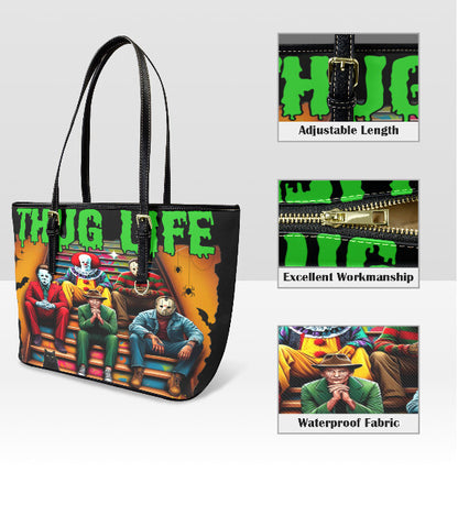 Custom Tote Hand Shoulder Bag 12 X 15 Halloween Thug Life Horror Characters NEW Terrifictrend