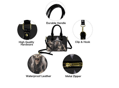 Horror Gothic Halloween Art Scary Witch Monster Shoulder Cross Body Bag Satchel Terrific trend