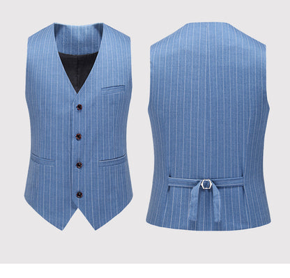 Men's Suits New Large Size Suit Wedding Suit Business Casual Blue Wedding Korean Slim Dress Cj