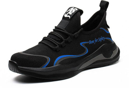 Men Work Safety Shoes Anti-Puncture Working Sneakers Male Indestructible Work Shoes Men Boots Lightweight Men Shoes Safety Boots