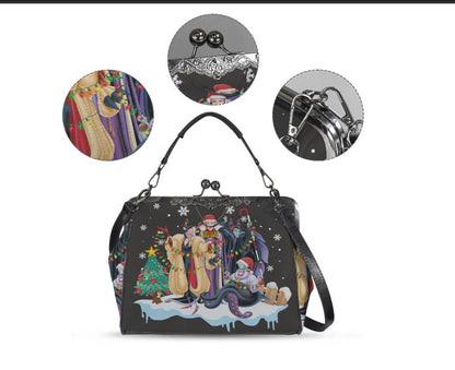 DDisney Villains Evil Queen Cruella Christmas Shoulder Cross Body Bag Satchel NEW terrifictrend