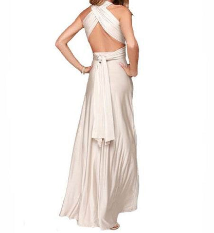 Women's Sexy Long Party Dress Club Floor-Length Summer Backless Bandage Maxi Dress Multiway Bridesmaids Boho Women Dress Vestidos - terrifictrend