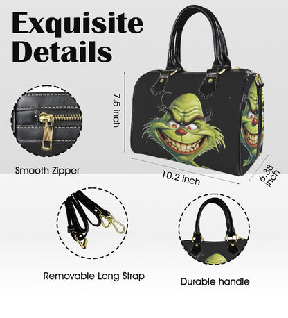 Grinch Who Stole Christmas Halloween Holiday SATCHEL or Cross Body Bag 10" x 8" Unbranded