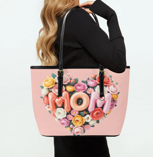 Custom Tote Hand Shoulder Bag 12 X 15 Spring Happy Mothers Day Flowers Mom NEW Terrifictrend