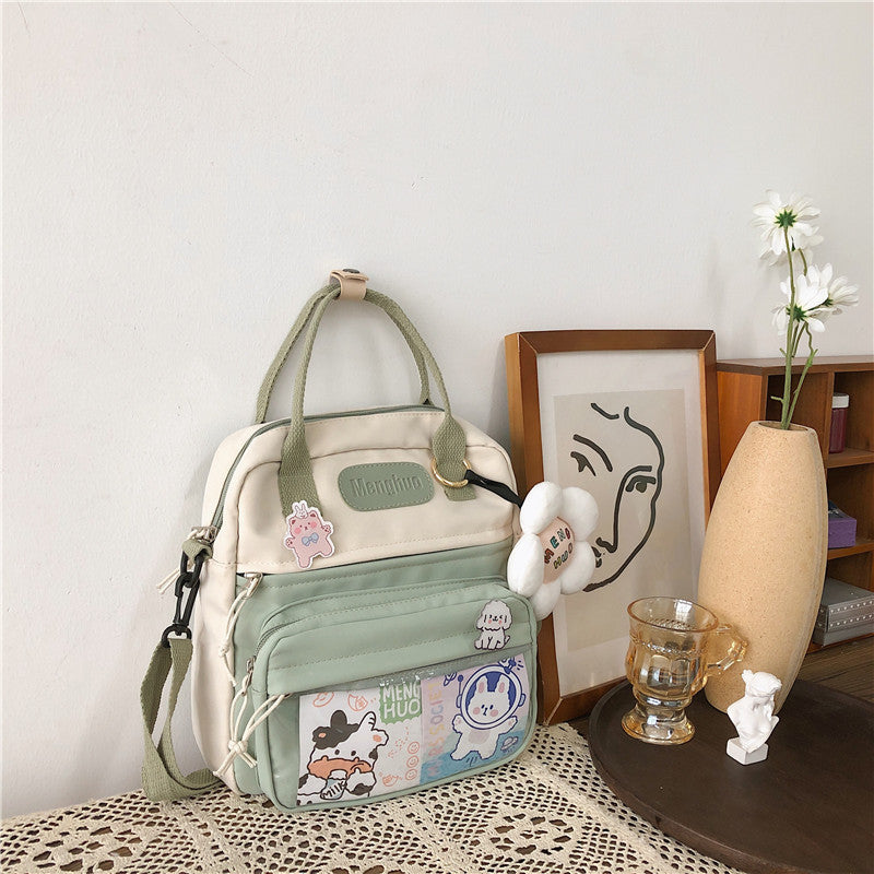 Women's Large-capacity Canvas Bag Cute Multi-purpose Shoulders Cj