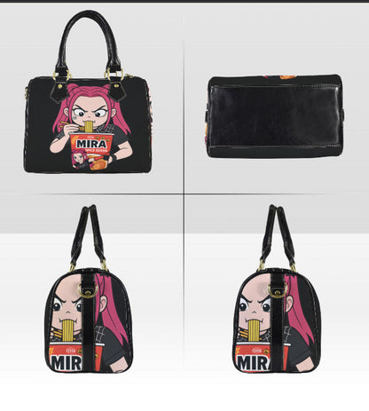 Kpop Demon Hunters Mira Anime Halloween Ramen   Shoulder Cross Body Bag Satchel Kisslock