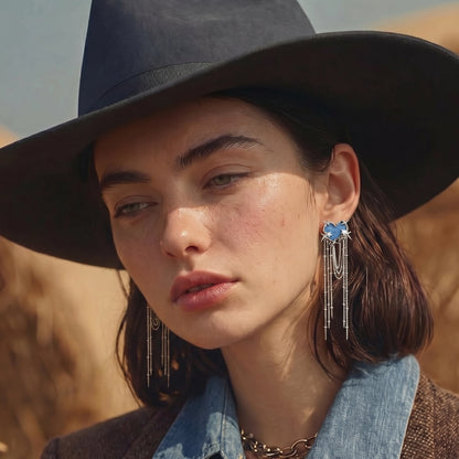 Starfall Heart Earrings terrifictrend