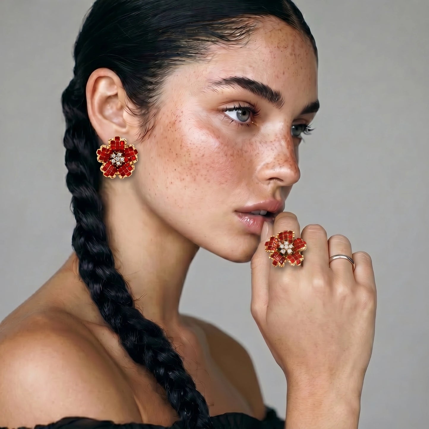 Crimson Bloom Ring terrifictrend