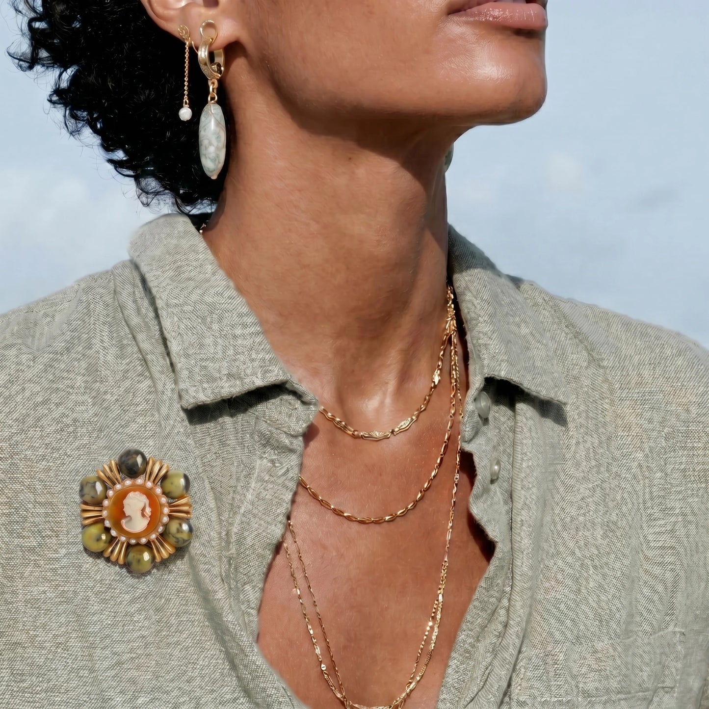 Empress Cameo Brooch terrifictrend