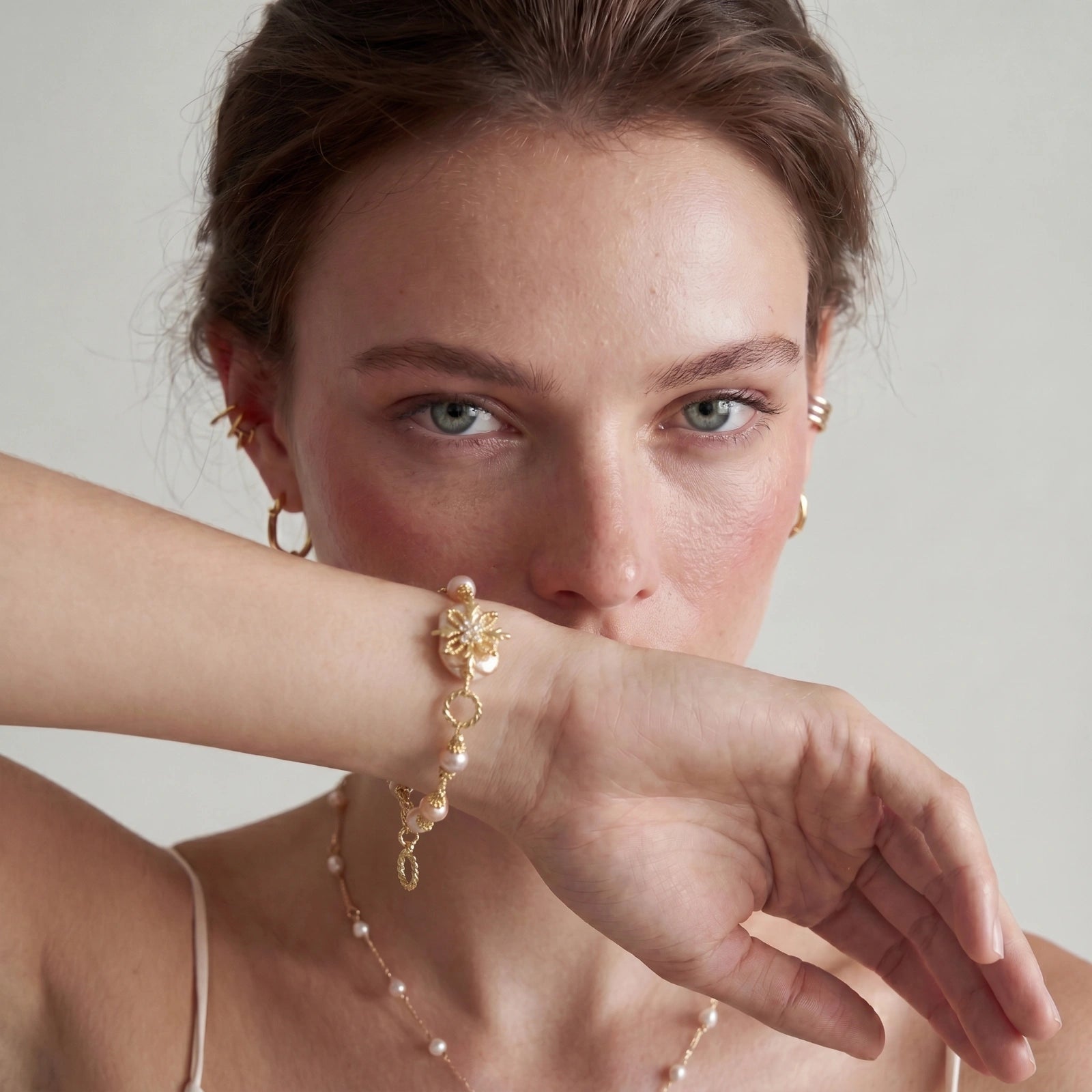 Baroque Pearl Bloom Bracelet terrifictrend