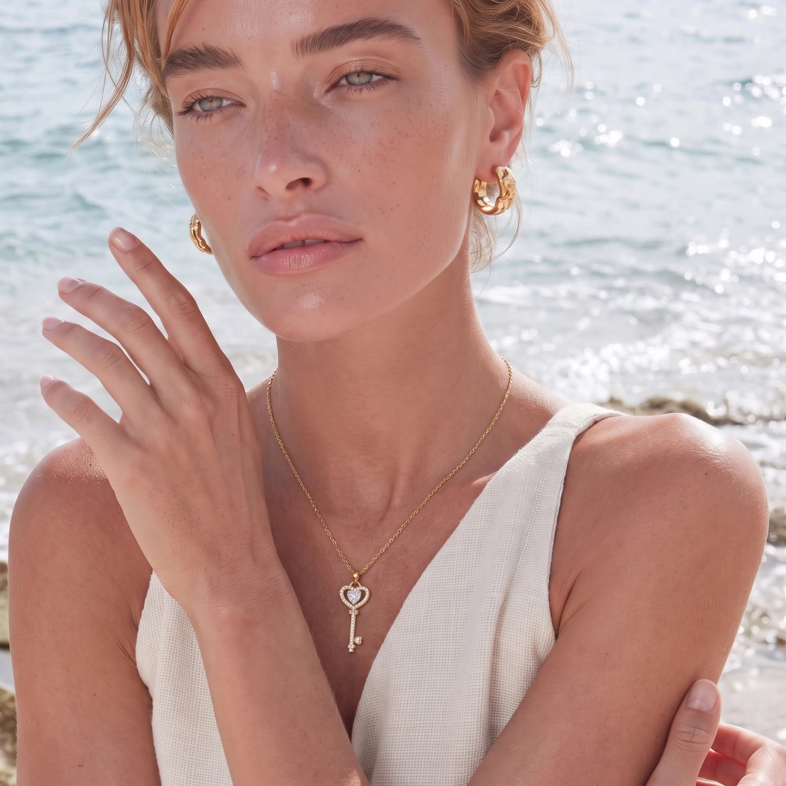Secret Heart Key Necklace terrifictrend