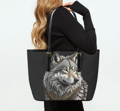 Custom Tote Hand Shoulder Bag 12 X 15 Gothic Victorian Wolf Great Gift New Terrifictrend