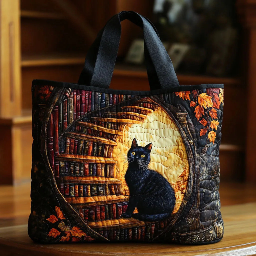 Creative, High-Capacity Tote Bag With Digital Print And Quilted Embroidery Cj