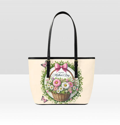 Custom Tote Hand Shoulder Bag 12 X 15 Spring Happy Mothers Day Flowers Mom NEW Terrifictrend