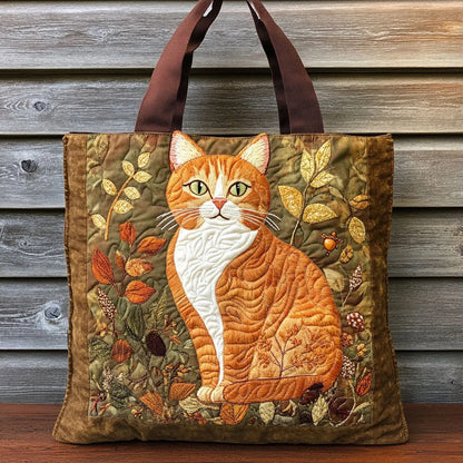 Creative, High-Capacity Tote Bag With Digital Print And Quilted Embroidery Cj