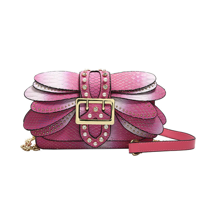 Studded Chain Shoulder Crossbody Bag Cj