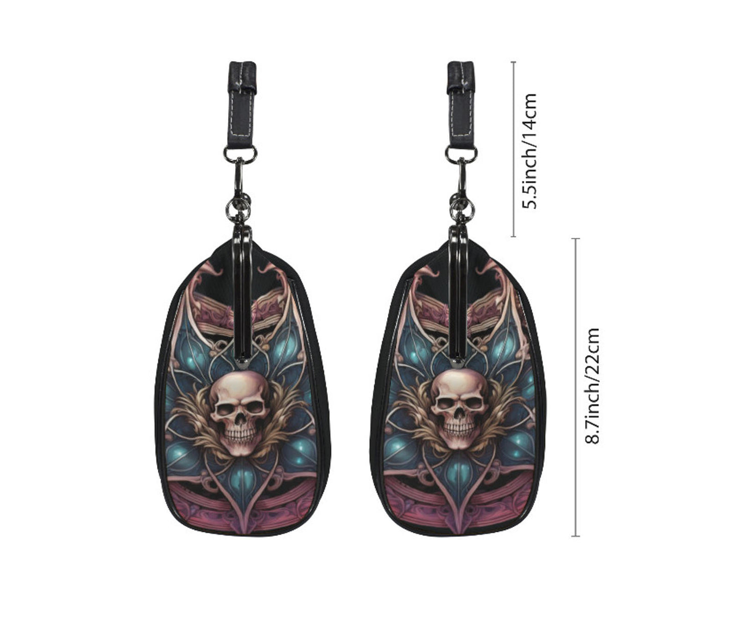 Dark Victorian Gothic Medieval Skull Shieldl Shoulder Cross Body Bag Satchel NEW Kisslock