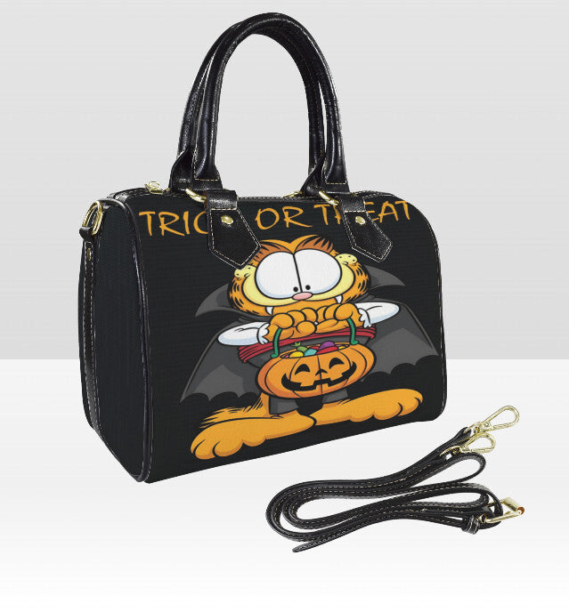 Garfield the Cat Trick Treat Dracula Halloween SATCHEL Cross Body Bag 10" x 8" Terrifictrendny