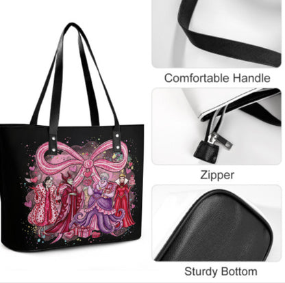 Tote Hand Shoulder Bag 12 X 15 Disney Evil Villain Queen Valentine's Day NEW Terrifictrend