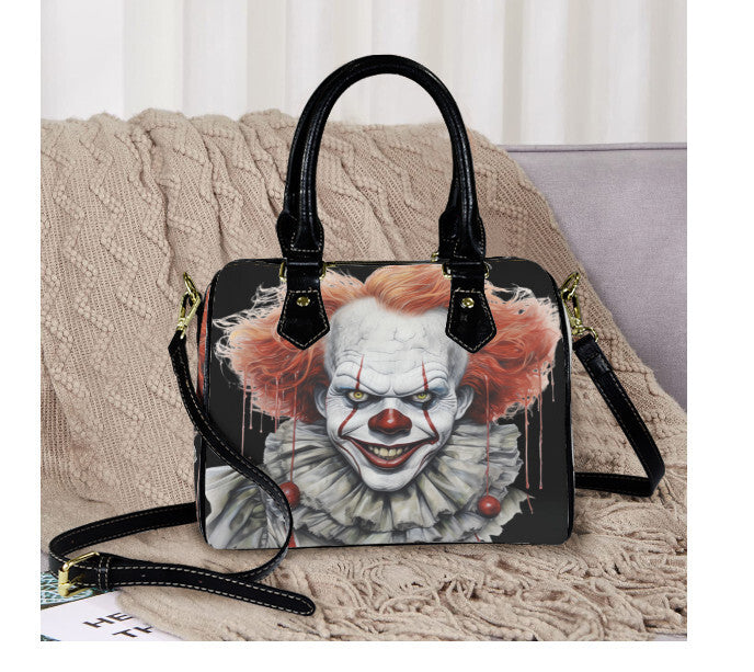 Horror Movie Halloween Art Pennywise Clown It Shoulder Cross Body Bag Satchel Terrific trend