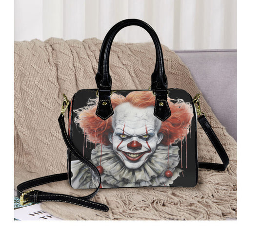 Horror Movie Halloween Art Pennywise Clown It Shoulder Cross Body Bag Satchel Terrific trend