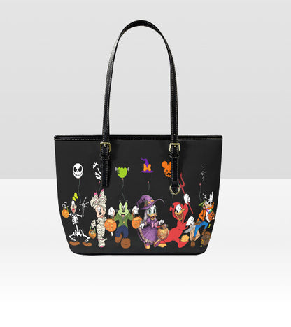 Tote Hand Shoulder Bag 12 X 15 Disney Micky Minnie Donald Duck Pluto Halloween Terrifictrend