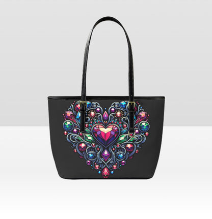 Tote Hand Shoulder Bag 12 X 15 Jewel Tones Gothic Victorian Mother's Day Gift Terrifictrend