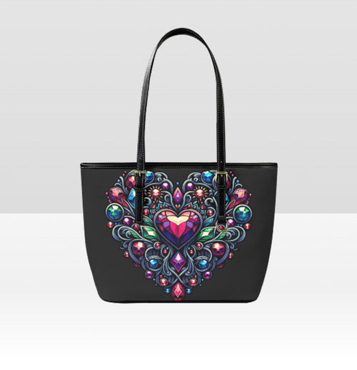 Tote Hand Shoulder Bag 12 X 15 Jewel Tones Gothic Victorian Mother's Day Gift Terrifictrend