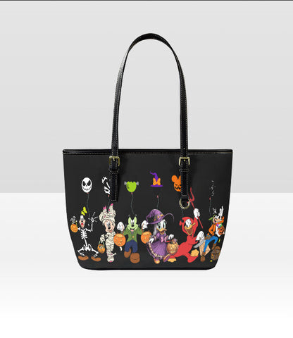 Tote Hand Shoulder Bag 12 X 15 Disney Micky Minnie Donald Duck Pluto Halloween Terrifictrend