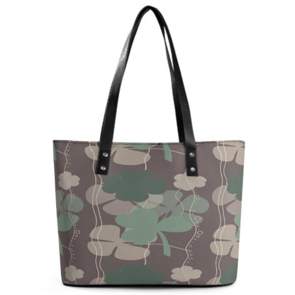 Custom Tote Hand Shoulder Bag 12 X 15 St Patricks Day Irish Shamrock Clover Luck Terrifictrend