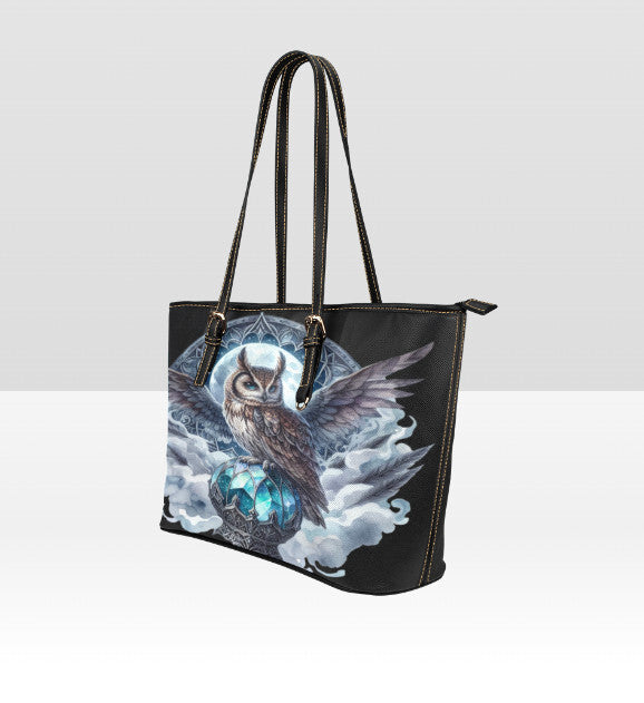 Custom Tote Hand Shoulder Bag 12 X 15 Gothic Mystical Own Moon Halloween Terrifictrend