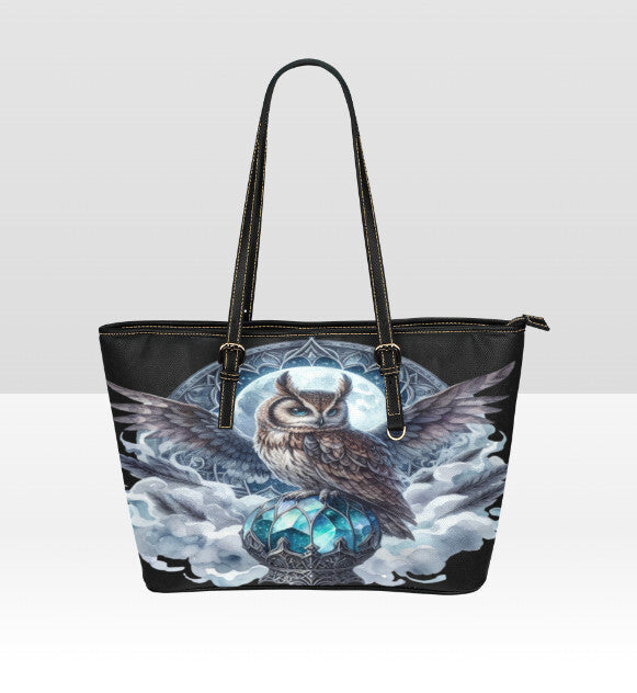 Custom Tote Hand Shoulder Bag 12 X 15 Gothic Mystical Own Moon Halloween Terrifictrend
